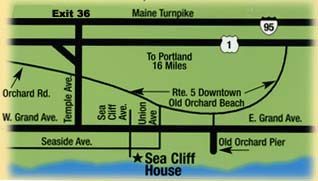 Sea Cliff House Location Map